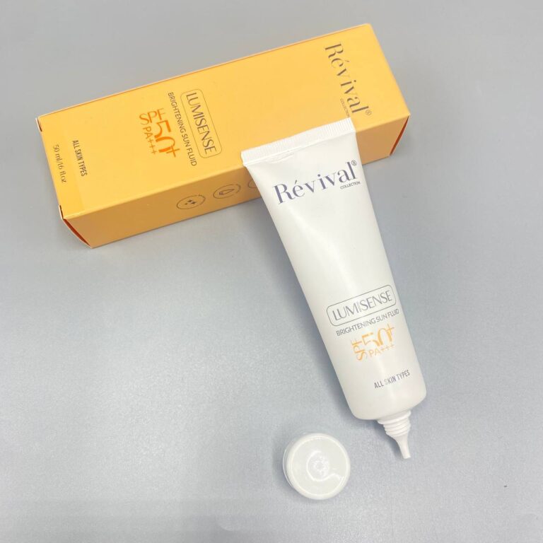 فلوئید ضد آفتاب بی رنگ رویوال SPF50 حجم 50 میلی لیتر